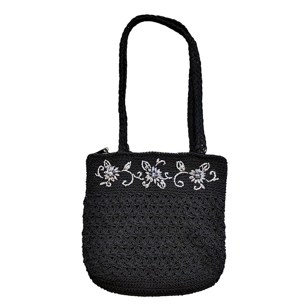 Croqueted boho shoulder bag
